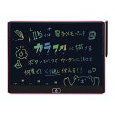 Happy mono 電子メモパッド 電子メモ 電子ノート お絵描きボード 15インチ 保存機能付き メモパッド デジタルメモ 筆談ボード 電子ボード 電池式 ストラップ付 日本語説明書付き (ピンク)(2)