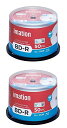 imation イメーション 1回録画用 ブルーレイディスク BD-R 25GB IM081 (片面1層/1-6倍速/50枚)x2個セット