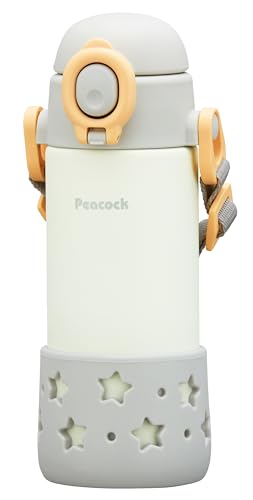 ピーコック魔法瓶工業(The-peacock) 【ベルト付き・食洗器対応】 ピーコック 水筒 ベビー 400ml 保冷 ..