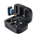 Hollyland LARK A1 Duo「2025新機」ピンマイク-ワイヤレスマイク(2TX + USB-C RX + 充電ケース) iPhone 16/15シリーズ対応 Android用 USB-C 超軽量8g マグネット式 瞬時接続 3段階ノイズ軽減 クリップ保護機能