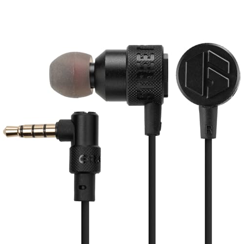 GRAPHT ゲーミングイヤホン 1.2m マイク付き 有線 ヘッドセット セミハードケース付き ゲーミング イヤ..