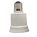 LCHUNYANG E17 E26 変換ソケット 0-250V 50/60Hz専用200W(2A)まで、PA難燃材熱に強い 、E17-E26口金変換アダプター(1個入り)