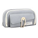 ペンケース 大容量 筆箱 おしゃれ pen case ペン入れ シンプル かわいい ペンポーチ 筆入れ 文具収納 便利 キャンバス 無地 多機能 社会人 中学生...