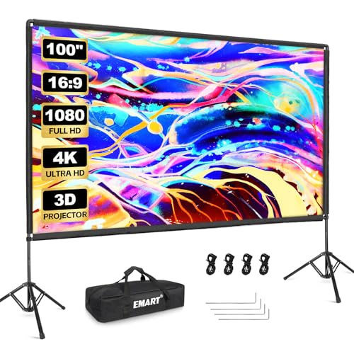 EMART ץ ꡼ 100 4K 16:9 HD 3Dб դ   ꡼ ץ...