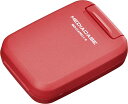 ハクバ HAKUBA ポータブルメディアケース S (SD/MicroSDカード用) 各4枚ずつ収納 レッド 帯電防止 衝撃吸収クッション採用 PP樹脂製 ストラップホール付 コンパクト DMC-20SSDRD 4977187371284