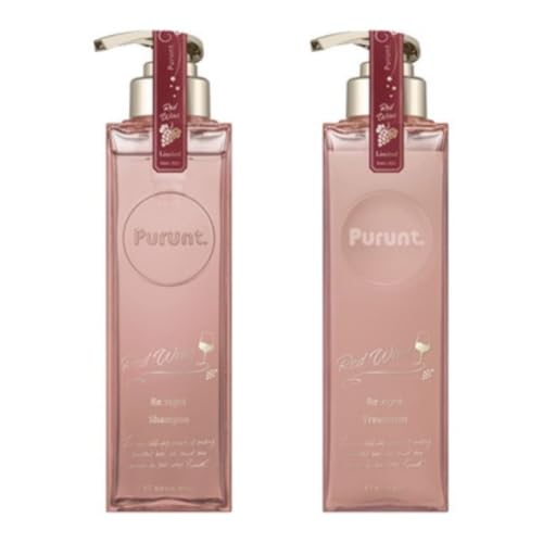 プルント リライト レッドワインの香り 美容液 シャンプー トリートメント セット うるおいケア 再整 (380mL & 360g)のサムネイル