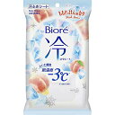 【3個セット】ビオレ冷シート ももせっけんの香り 20枚