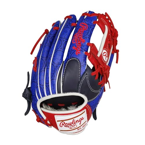 Rawlings(ローリングス)野球 グラブ グローブ MLB WORLD TOUR TOKYO SERIES 内野手用 GR5HMWTN62 COLORSYNC ネイビー/スカーレット 11.25インチ