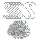 S字フック Sじフック ステンレス 10個セット 9cm 耐荷重 10kg 汎用フック 防錆 キッチン 浴室 お風呂 銀色