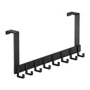 ドア掛けフック ドアハンガー 扉フック 8連フック バッグ コート/バッグ/バックパック/帽子用ドアハンガーフック