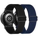 AGUPERFIT 時計バンド クイックリリースベルト 柔らかくフィット軽く通気性も良くなナイロン伸縮性ウォッチバンド 無段階に調整なソロループゴムベルト スマートウォッチ交換ベルト 腕時計