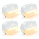 YzzYzz 人感センサーナイト 室内 明暗センサー led フットライト 足元灯 電池式(電池別売り) 電球色 120°/3m範囲で人体活動感応 冷蔵庫/廊下/玄関/階段/トイレ照明 小さい じんかんセンサーライ