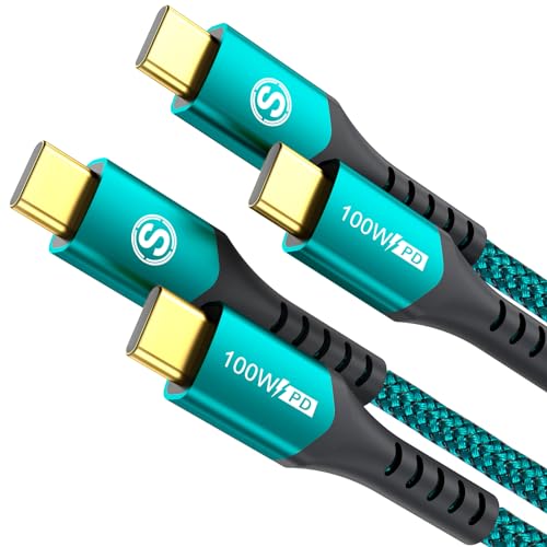 USB Type C ֥2M/2ܡSweguard USB C-C ֥PD& QC3.2б 100W®šiPhon...