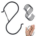 神戸輝き【特大サイズ】 落ちない S字フック 5個入 負荷10kg以上 日本企業 (5個入 特大サイズ)