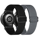 AGUPERFIT 時計バンド クイックリリースベルト 柔らかくフィット軽く通気性も良くなナイロン伸縮性ウォッチバンド 無段階に調整なソロループゴムベルト スマートウォッチ交換ベルト 腕時計