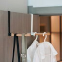 ドアハンガー ドア掛けハンガー 部屋干し 木製 おしゃれ ドア掛けフック たくさん掛けられる ドアフック 室内干し 使わない時畳める チームアイロン掛けに便利 ...