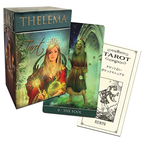 ニチユー(Nichiyu) タロットカード 78枚 ウェイト版 占い【セレマ タロット THELEMA TAROT】”自らの「真の意志」を問うタロットカード ”日本語小冊子『ポケットマニュアル』付