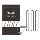timiland チェーン刃(3点セット)8“(45/22)チェーンソー 替刃 8インチミニチェーンソーの替刃 電動のこぎりアクセサリー交換 45リンク 22ナ...
