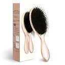 ヘアブラシ 【3層構造 柔らかいブラシピン 頭皮マッサージ】NAZUSA イオンケアブラシ 枝毛防止 くし髪の毛 サラサラ 静電気防止ヘアブラシもつれ解消 速乾...