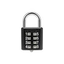 uxcell コンビネーション南京錠 プッシュボタン ロッカーキャビネットロック ブラック 8桁