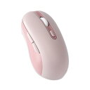 ワイヤレスBluetoothマウス 2.4GHz USB両対応 無線 静音 充電式 光学式 小型 持ち運び便利 コードレ iOS/Macbook/Windows/Chrome/Android/Microsoft SurfaceタブレットノートパソコンPCに対応 ピンク