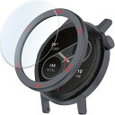 GYOKUYU For CMF BY NOTHING Watch Pro 2「保護リング +ガラスフィルム」保護セット NOTHING Watch Pro 2 リング 防塵 ガラス素材 金属素材 軽量 飛散防止 NOTHING Watch Pro 2 保護フィルム(グレーリング)