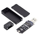 Cablecc USB 3.0〜2230 2242 M.2 NVME M-KEY NGFF SATA SSD外部PCBAケースアダプターRTL9210Bチップセット(2)