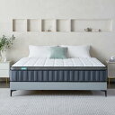 SZSL INDULGE IN COMFORT マットレス ポケットコイル ダブル 極厚24cm 通気性 3Dメッシュ 高密度コイル 高反発 ベンドマットレス 硬め 体圧分散 高級スプリングマットレス 圧縮梱包でお届け(140x195