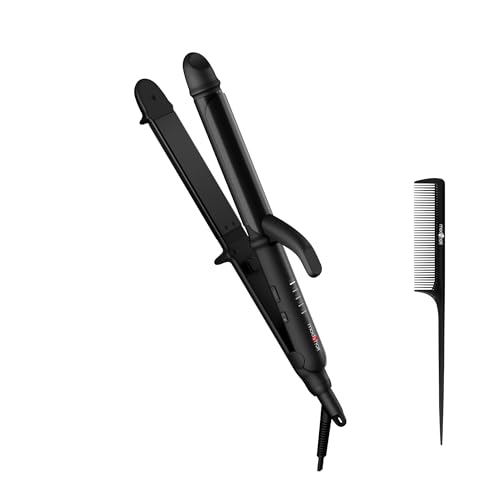 [ mod's hair ] スタイリッシュ マイナスイオン2WAYアイロン 32mm (MHI-3235-K)【 シンプル＆コンパクト！一台で ストレート も カール も自在な 2way ヘアアイロン 】 32mm ストレートヘアアイロン 海外