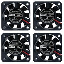 PENGLIN 4PCS 冷却ファン 4010 12V スリーブベアリング ファン 3Dプリンタファン 40mm X 40mm X 10mm DCファン 静音 小型 PCファン 冷却クーラー CPUクーラー ファン