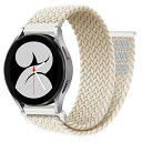 コンパチブル Samsung Galaxy Watch 6/5/4 バンド 40mm 44mm/6 Classic 43mm 47mm/Galaxyウォッチ 5 Pro 45mm/4 Classic 42mm 46mm/3 41mm/Active 2 コンパチブル Amazfit GTS 2/3/4、 20mm 編み込みソロループスポーツストラップ ブ