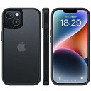 NIMASO ケース iPhone 14 / iPhone 13 用 ケース カバー 半透明 耐衝撃 滑り止め 指紋防止 米軍MIL規格 黄変防止 ストラップホ...