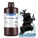 ANYCUBIC 水洗いABSレジン 高強度光造形レジン 高靭性ABSレジン V2 耐衝撃性 低臭気 高精度 扱いやすい (1000g 黒)