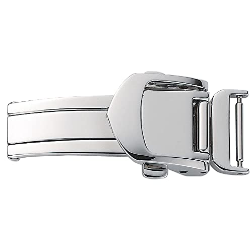 [バンビ] レザーバックル D-バックル シルバー 18mm ZS0007P
