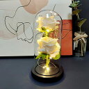 バラ 造花 Lechin 枯れない花 薔薇 造花 フラワーライト LEDライト付き電池式 薔薇 花束 プレゼントバラ バレンタインデー 母の日 お祝い 誕生日 ...