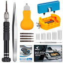 【JOREST】腕時計 電池交換 工具、時計工具セット、 時計バンド/ベルト 交換工具、時計の裏蓋オープナー、 時計修理、時計アクセサリー、時計 裏蓋 外し 工...