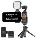HAFOKO OSMO Pocket 3 フォンマウント ホルダー と 1/4” ジ穴とコールドシュー拡張フレーム ライトマイク用 DJI 対応 Osmo Pocket 3 アクセサリー
