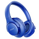 ワイヤレス ヘッドホン KVIDIO Bluetooth 5.0 55時間再生 ヘッドホン 40mm HD ドライバーユニット オーバーイヤーヘッドホン マイク内蔵 ヘッドホン 有線 無線 両用 遮音 密閉型 ハンズフリー通話可(2)