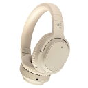 ag WHP01K 【AG-WHP01K】 ワイヤレス ヘッドホン Bluetooth ノイズキャンセリング ノイキャン ANC マイク付き(クリーム)