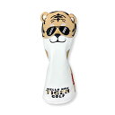anddat ゴルフヘッドカバー ちょいワルTIGER ドライバー用 DR フェアウェイウッド用 FW ユーティリティー用 UT ブラウンTIGER (UT) ...