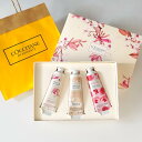 ロクシタン(L'OCCITANE) フローラルハンドトリオ ギフトセット ショッパーバッグ付き お花の香りのハンドクリーム3本ギフトセット 誕生日 お祝い お返し プレゼント ギフト 女性 人気