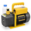 FavorCOOL 3.6 CFM 真空ポンプ、110V 1/4 HPシングルステージロータリーベーンHVAC空気真空ポンプ、R134a R410a R22シス...