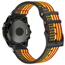 Torbollo ガーミンベルト ナイロンガーミンバンド Fēnix/Instinct/Approach/MARQ/Quatix/D2/Forerunner/Enduroシリーズ用 アップグレードされたコネクタ ガーミンのクイックフィットver 20mm 22mm 26mm
