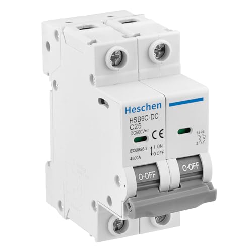 Heschen DC ߥ˥奢åȥ֥졼, HSB6C-DC, 2 , DC500V 25A, 顼ѥͥ륳ȥ顼...