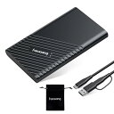 fanxiang SSD 外付け 1tb【PS4/PS5動作確認済】USB Type-C【最大読込2,050MB/s】小型 ポータブルssd Mac対応 防滴防塵 耐衝撃 アルミ筐体 5年保証 PS2000W(2)