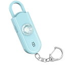Topbasic 防犯ブザー 小学生 女性 防犯アラーム 防犯警報器 大音量130dB ランドセルに付ける LEDライト付き 子供 お年寄り 防犯ベル ブルー
