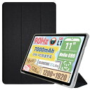 For ALLDOCUBE iPlay60 Pro ケース Ubefuu タブレット 11インチ 用 カバー 革製 三つ折り スタンド機能 耐衝撃 傷防止 軽量 対応 ALLDOCUBE iPlay60 Pro 保護ケース(ブラック)
