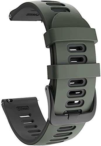 [GUFER] 時計 ベルト 20mm 22mm シリコン 時計バンド スマートウォッチ 替えベルト 運動 柔らかいラバー腕時計 ベルト クイックリリース付き (工具が要らなく)高級シリコン ベルト防水