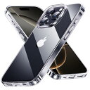 NIMASO iPhone 16 Pro 用 ケース クリア 背面 強化ガラス 9H硬度 米軍MIL規格 SGS認証 耐衝撃 傷つけ防止 薄型 バンパー 黄変防止 ワイヤレス充電対応 ストラップホール付き アイフォン16プロ対応 (6