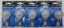 パナソニック ケース販売 5個セット ミニクリプトン電球 110V 25W形 ホワイト E17口金 LDS110V22WWK_set